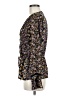 Lily White 100% Polyester Black Long Sleeve Blouse Size M - photo 5
