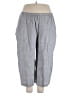 Flax 100% Linen Solid Gray Linen Pants Size 22 (2G) - photo 1