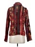 Coldwater Creek Color Block Floral Graphic Red Jacket Size XS - photo 2