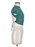 Assorted Brands Teal Short Sleeve Turtleneck Size M - photo 4