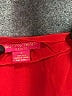 Sunny Leigh 100% Silk Red Short Sleeve Silk Top Size S - photo 7