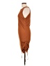 BTFBM Solid Brown Casual Dress Size M - photo 5