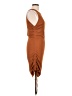 BTFBM Solid Brown Casual Dress Size M - photo 4