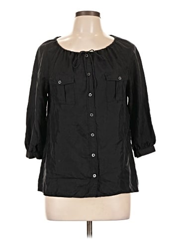 Banana Republic 3/4 Sleeve Silk Top (view 1)