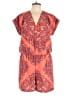 Banana Republic 100% Polyester Paisley Orange Romper Size 12 - photo 1