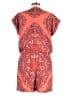 Banana Republic 100% Polyester Paisley Orange Romper Size 12 - photo 2