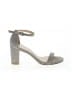 Stuart Weitzman 100% Leather Silver Sandals Size 8 - photo 1
