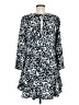 Leith 100% Polyester Print Black Casual Dress Size M - photo 2