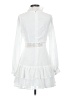 showpo 100% Polyester White Casual Dress Size 4 - photo 2