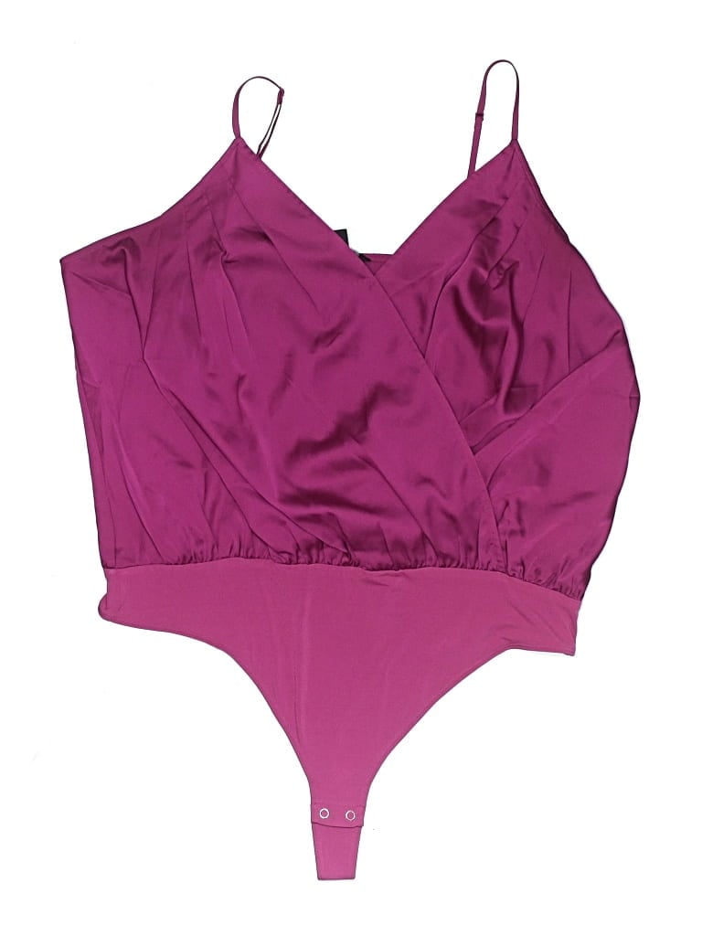 Pre-owned Express Bodysuit In Purple