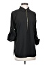Calvin Klein 100% Polyester Black 3/4 Sleeve Blouse Size S - photo 1