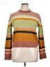 27 miles Color Block Tan Turtleneck Sweater Size L - photo 1