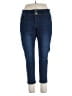 Bamboo Solid Blue Jeans Size 18 - photo 1