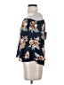 iris 100% Polyester Blue 3/4 Sleeve Blouse Size S - photo 5