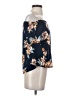 iris 100% Polyester Blue 3/4 Sleeve Blouse Size S - photo 4