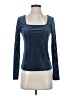 Shein Blue Long Sleeve Top Size 4 - photo 1