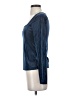 Shein Blue Long Sleeve Top Size 4 - photo 5