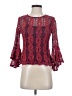 Adiva Red 3/4 Sleeve Blouse Size S - photo 1