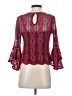 Adiva Red 3/4 Sleeve Blouse Size S - photo 2