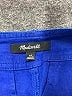 Madewell 100% Linen Solid Blue Cargo Shorts Size 10 - photo 3