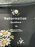 Reformation Floral Black Romper Size XL - photo 4