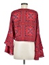 Altar'd State 100% Polyester Red 3/4 Sleeve Blouse Size M - photo 2
