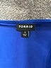 Torrid 100% Polyester Blue 3/4 Sleeve Blouse Size 1X Plus (1) - photo 7