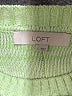 Ann Taylor LOFT Color Block Green Pullover Sweater Size L - photo 7