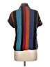 Shein Color Block Teal Short Sleeve Blouse Size L - photo 2