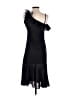 Unbranded 100% Polyester Black Cocktail Dress Size 30 waist - photo 2