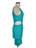 Bebe Teal Cocktail Dress Size S (petite) - photo 4