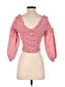 Zara Red 3/4 Sleeve Blouse Size XS - photo 2
