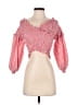 Zara Red 3/4 Sleeve Blouse Size XS - photo 1