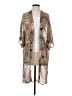 Dina Be 100% Polyester Tan Kimono Size S - photo 1