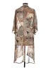 Dina Be 100% Polyester Tan Kimono Size S - photo 2