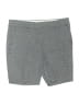 dalia Chevron-herringbone Gray Shorts Size 6 - photo 1