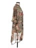 Dina Be 100% Polyester Tan Kimono Size S - photo 4