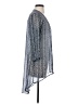 Say What? 100% Polyester Blue Cardigan Size XS - photo 4