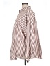 Torrid Stripes Brown Long Sleeve Button-Down Shirt Size 1X Plus (1) - photo 5