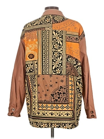 Porridge Long Sleeve Button-Down Shirt (view 2)