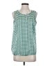The Limited Outlet 100% Polyester Green Sleeveless Blouse Size S - photo 1