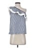 J.Crew 100% Cotton Blue Sleeveless Blouse Size 2 - photo 1