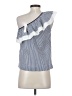 J.Crew 100% Cotton Blue Sleeveless Blouse Size 2 - photo 2