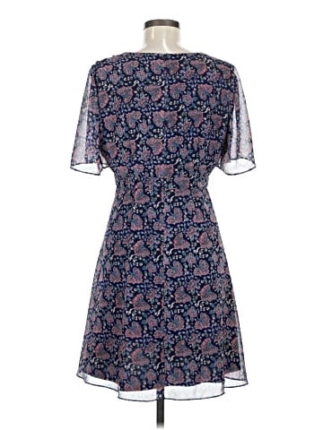 Madewell Orchard Flutter-Sleeve Dress in Fan Floral Mix (view 2)