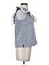 J.Crew 100% Cotton Blue Sleeveless Blouse Size 2 - photo 4