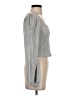 Shein Silver Long Sleeve Top Size 4 - photo 4