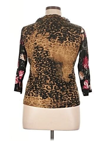 Lynn Ritchie 3/4 Sleeve Silk Top (view 2)