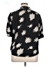 T Tahari 100% Polyester Floral Black Short Sleeve Blouse Size XL - photo 2