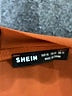 Shein Orange Long Sleeve Blouse Size 12 - photo 7