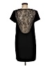 Zara Basic Solid Black Casual Dress Size M - photo 2